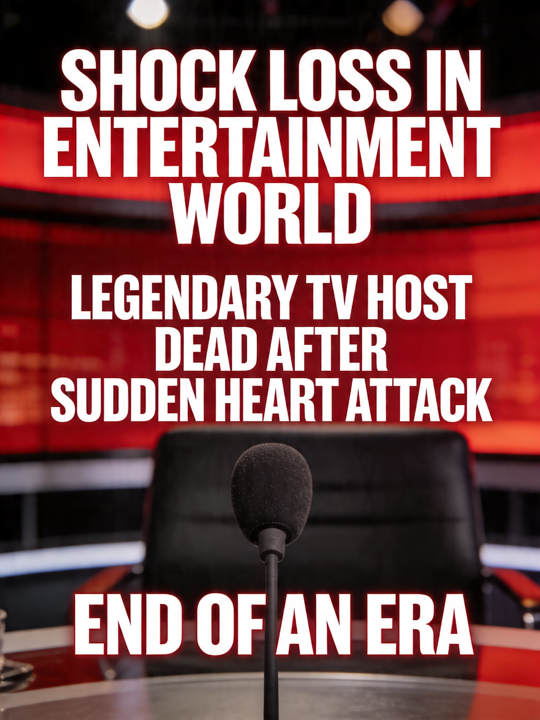 The entertainment world is mourning the sudden loss of a beloved ...